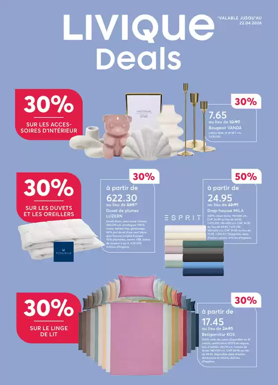 Livique Katalog in Delémont | Livique Catalogue - FR | 2026-04-08T00:00:00.000Z - 2026-04-22T00:00:00.000Z