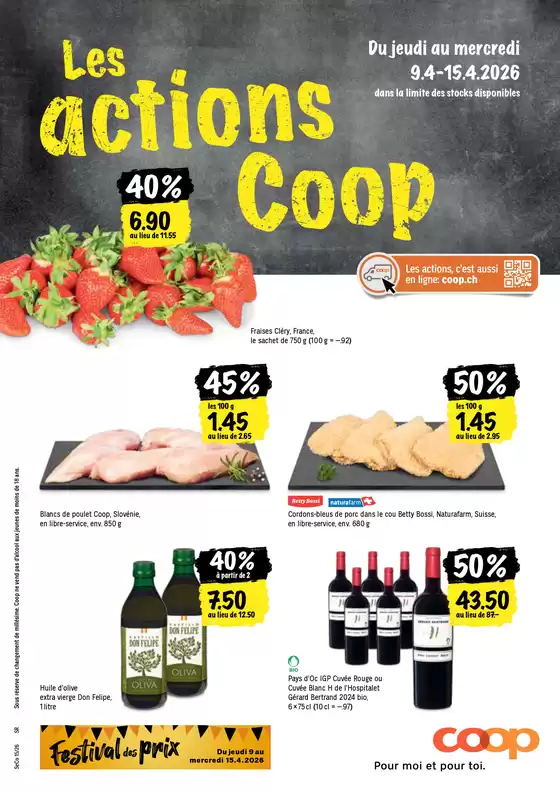 Coop Katalog in Wettingen | Coop reklamblad | 2026-04-09T00:00:00.000Z - 2026-04-15T00:00:00.000Z
