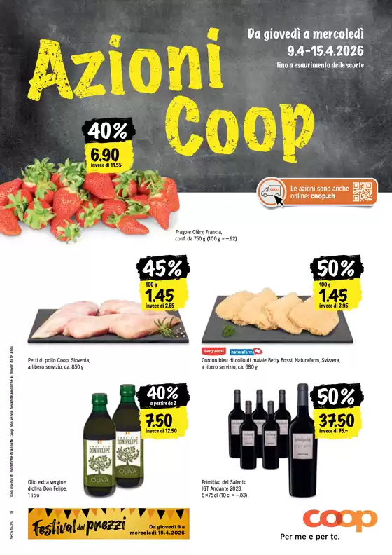 Coop City Katalog in Wettingen | Tolle Rabatt uf usgwählte Produkt | 2026-04-09T00:00:00.000Z - 2026-04-15T00:00:00.000Z