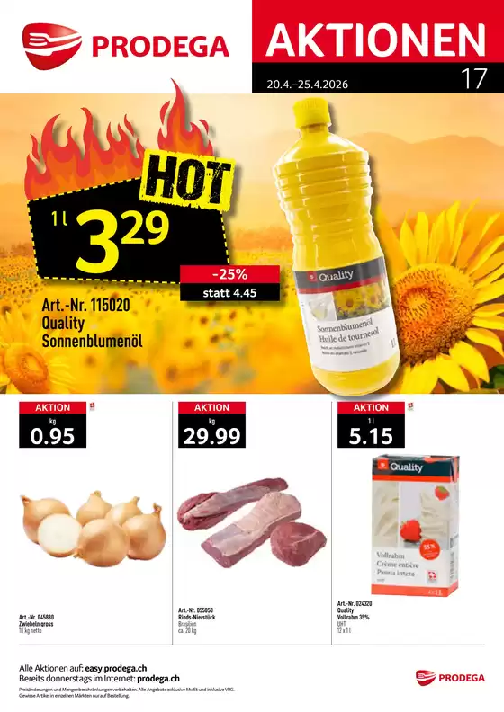 Prodega Katalog in Glarus Süd | Kw17 agh aktionen d | 2026-04-20T00:00:00.000Z - 2026-04-25T00:00:00.000Z