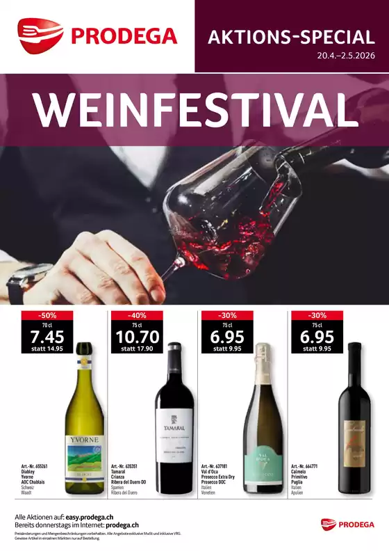 Prodega Katalog in Glarus Süd | Kw17 agh weinfestival d | 2026-04-20T00:00:00.000Z - 2026-05-02T00:00:00.000Z