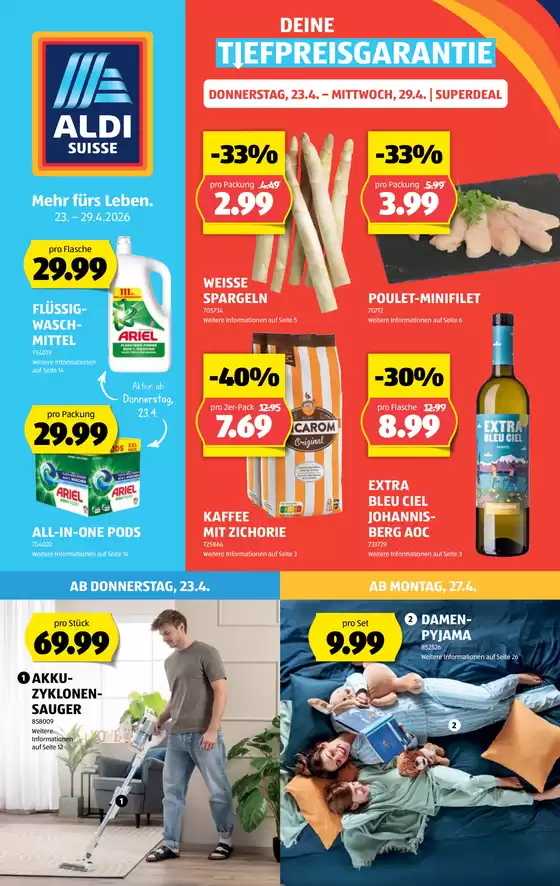 Aldi Katalog in Glarus Süd | Groossi Uswahl a Ängbot | 2026-04-23T00:00:00.000Z - 2026-04-29T00:00:00.000Z