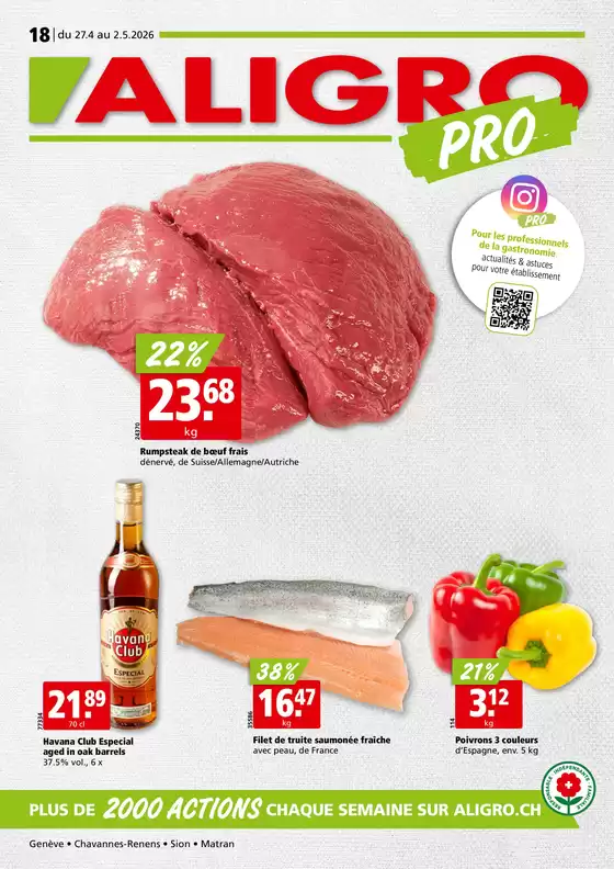 Aligro Katalog in Regensdorf | Actions PRO #18 | 2026-04-27T00:00:00.000Z - 2026-05-02T00:00:00.000Z