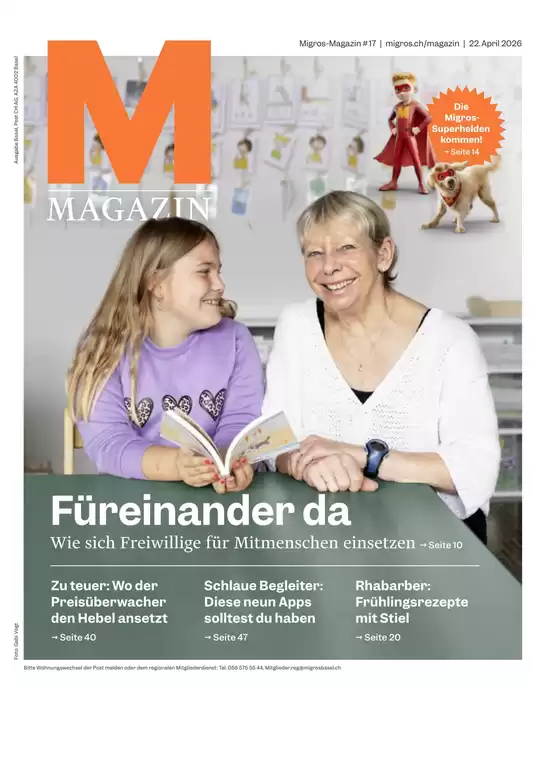 Migros Katalog | Migros reklamblad - DE Basel | 2026-04-22T00:00:00.000Z - 2026-04-22T00:00:00.000Z