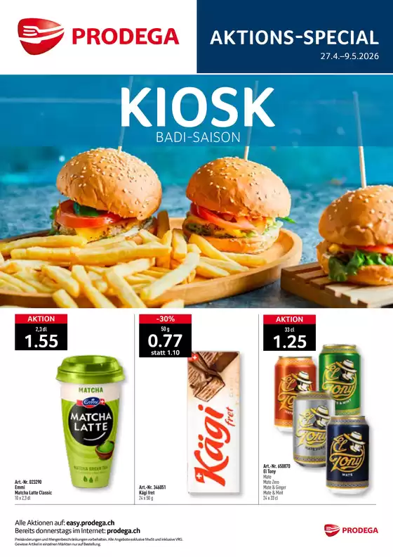 Prodega Katalog in Villars-sur-Glâne | Kw18 agh kiosk d | 2026-04-27T00:00:00.000Z - 2026-05-09T00:00:00.000Z