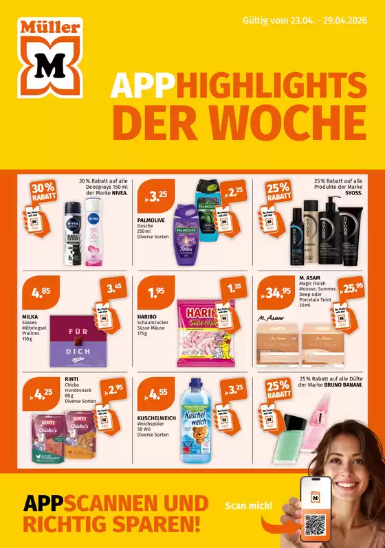 Müller Katalog in Villars-sur-Glâne | Müller reklamblad | 2026-04-23T00:00:00.000Z - 2026-04-29T00:00:00.000Z