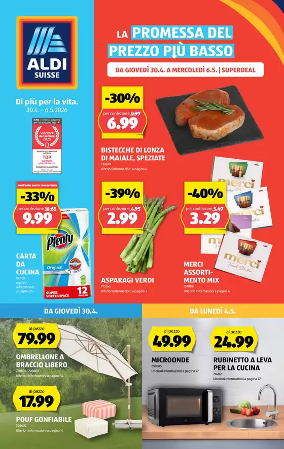Aldi Katalog in Villars-sur-Glâne | Ängbot für Schnäppchenjäger | 2026-04-30T00:00:00.000Z - 2026-05-06T00:00:00.000Z