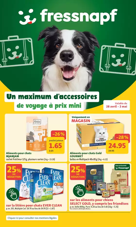 Fressnapf Katalog | Les offres de notre catalogue - FR | 2026-04-28T00:00:00.000Z - 2026-05-02T00:00:00.000Z