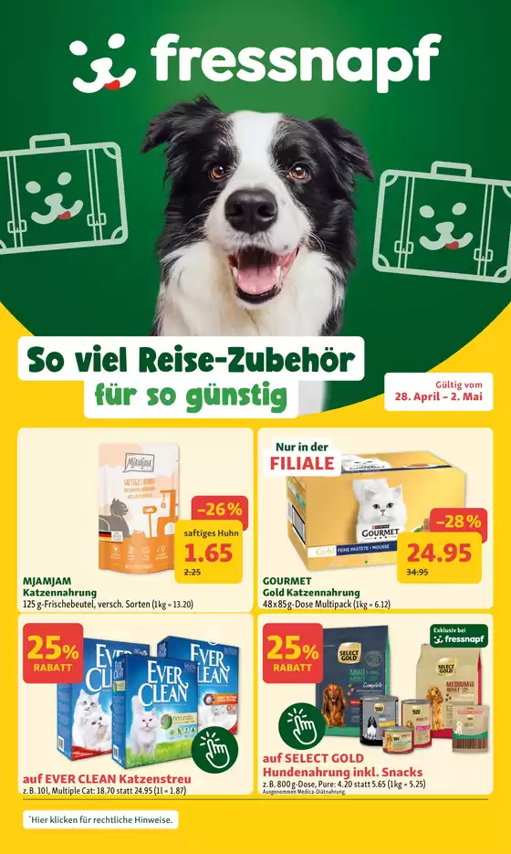 Fressnapf Katalog | Angebote aus unserer Werbung für dich - DE | 2026-04-28T00:00:00.000Z - 2026-05-02T00:00:00.000Z