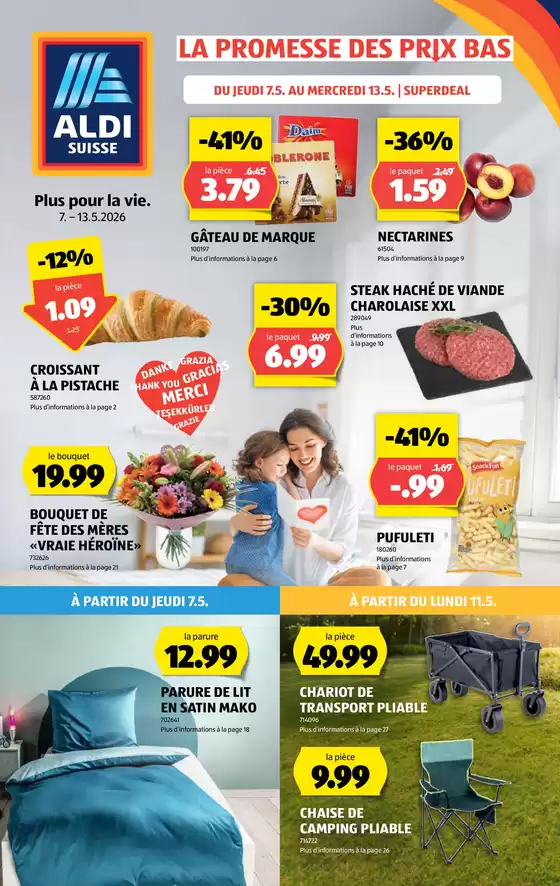 Aldi Katalog | Aktuälli Schnäppchen und Ängbot | 2026-05-07T00:00:00.000Z - 2026-05-13T00:00:00.000Z