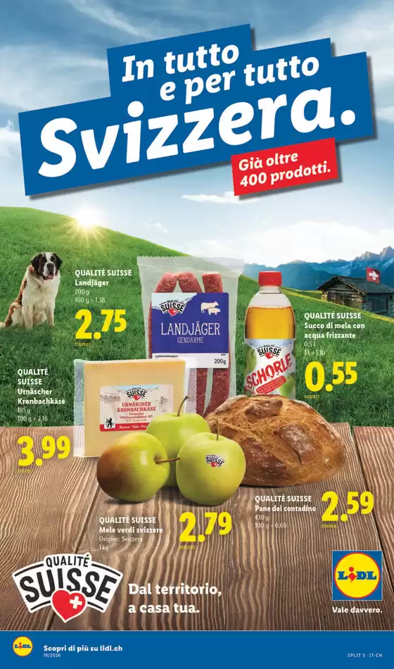 Lidl Katalog in Le Locle | In tutto e per tutto Svizzera. | 2026-05-07T00:00:00.000Z - 2026-05-12T00:00:00.000Z