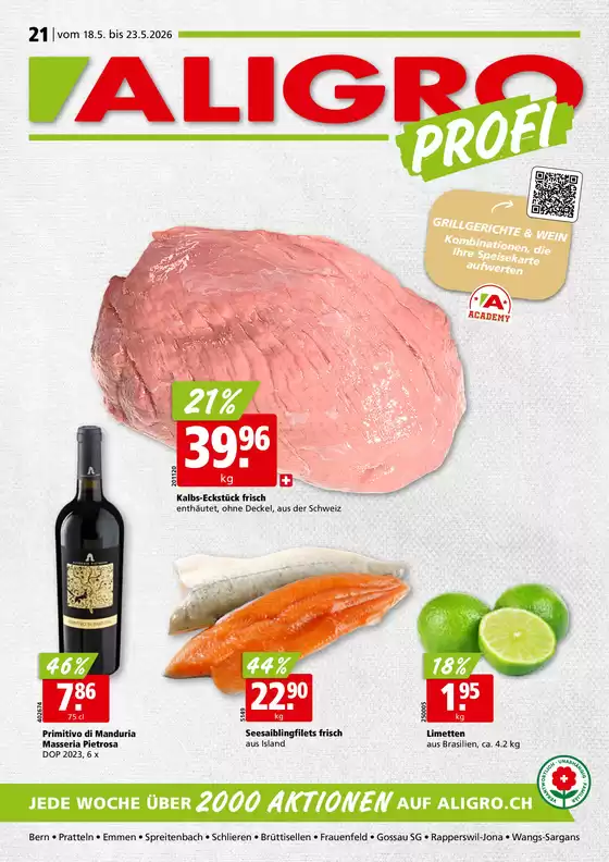 Aligro Katalog | Top-Ängbot für alli Schnäppchenjäger | 2026-05-18T00:00:00.000Z - 2026-05-23T00:00:00.000Z