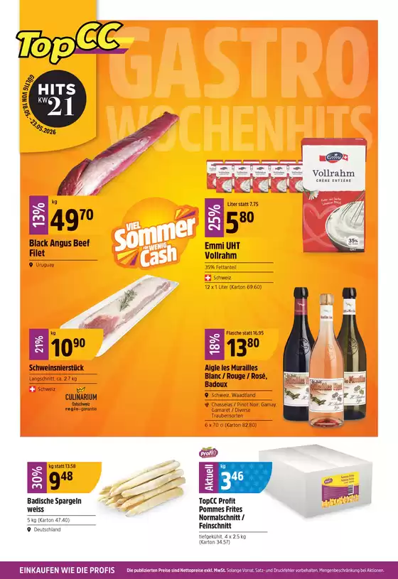 TopCC Katalog in Zug | TopCC reklamblad | 2026-05-18T00:00:00.000Z - 2026-05-23T00:00:00.000Z