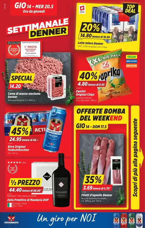 Denner Katalog in Oftringen | 2026-20-it | 2026-05-14T00:00:00.000Z - 2026-05-20T00:00:00.000Z