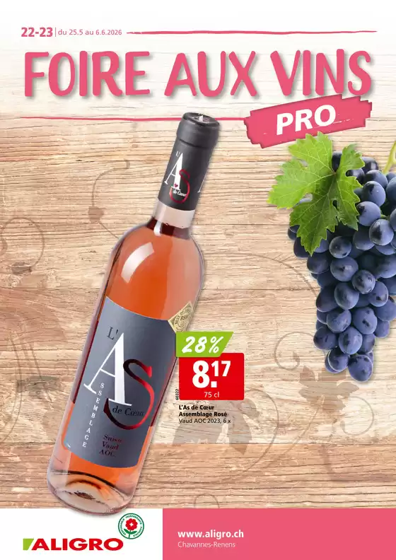 Aligro Katalog in Regensdorf | Aligro reklamblad | 2026-05-25T00:00:00.000Z - 2026-06-06T00:00:00.000Z