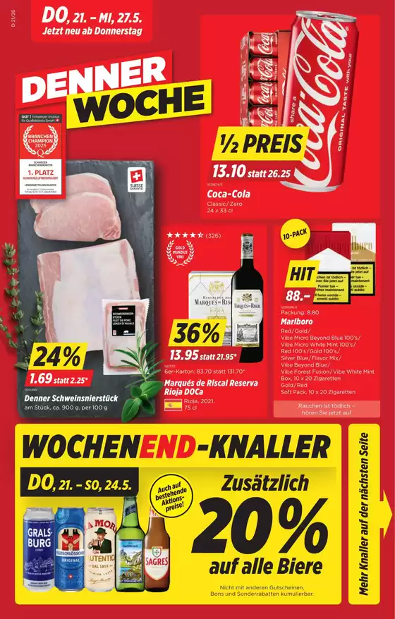 Denner Katalog in Regensdorf | 2026-21-de | 2026-05-21T00:00:00.000Z - 2026-05-27T00:00:00.000Z