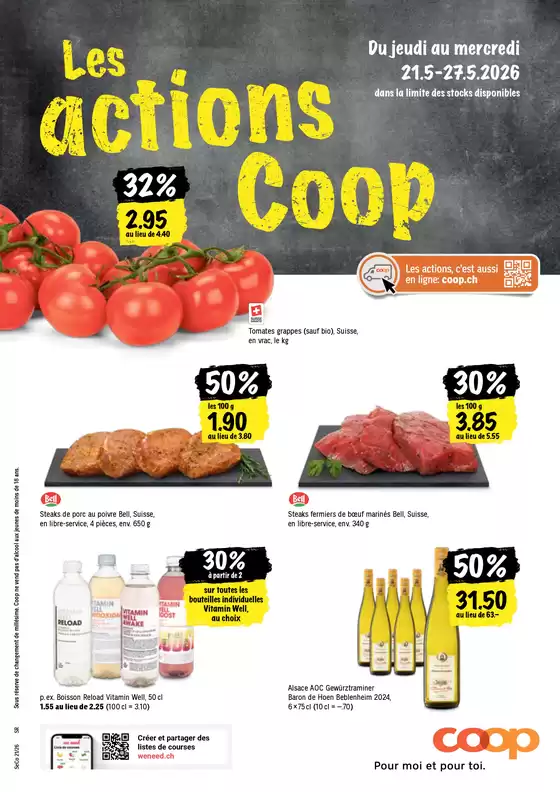 Coop Katalog in Thun | Coop reklamblad | 2026-05-21T00:00:00.000Z - 2026-05-27T00:00:00.000Z