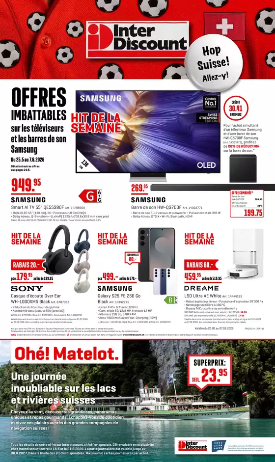 Interdiscount Katalog in Pieterlen | Prospectus - FR | 2026-02-25T00:00:00.000Z - 2026-06-07T00:00:00.000Z
