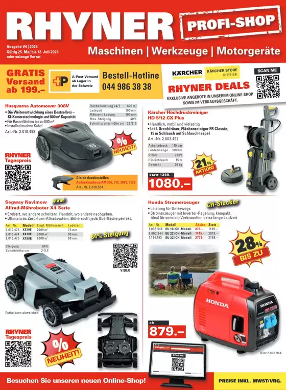 Rhyner Katalog in Pieterlen | Rhyner reklamblad | 2026-05-25T00:00:00.000Z - 2026-07-12T00:00:00.000Z
