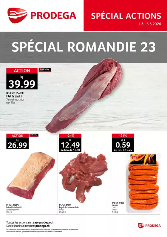 Prodega Katalog | Kw23 special 2romandie 26 web | 2026-06-01T00:00:00.000Z - 2026-06-06T00:00:00.000Z