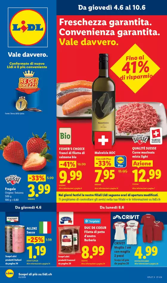 Lidl Katalog in Aarau | 4.6 - 10.6 | 2026-06-04T00:00:00.000Z - 2026-06-10T00:00:00.000Z