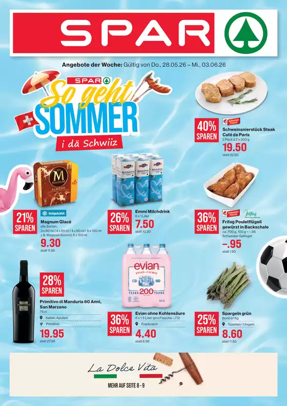 SPAR Katalog in Aarau | Ängbot für Schnäppchenjäger | 2026-05-28T00:00:00.000Z - 2026-06-03T00:00:00.000Z