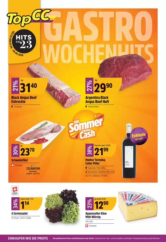 TopCC Katalog in Lenzburg | TopCC reklamblad | 2026-06-01T00:00:00.000Z - 2026-06-06T00:00:00.000Z