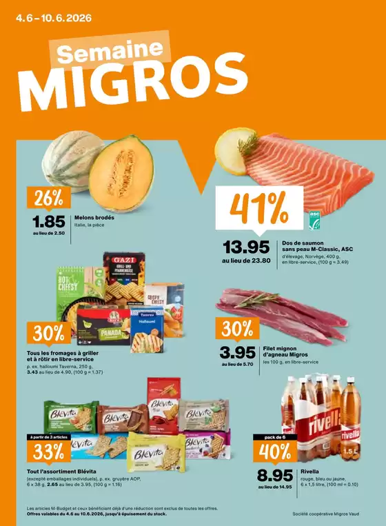 Migros Katalog in Muttenz | Migros reklamblad - DE | 2026-06-04T00:00:00.000Z - 2026-06-10T00:00:00.000Z