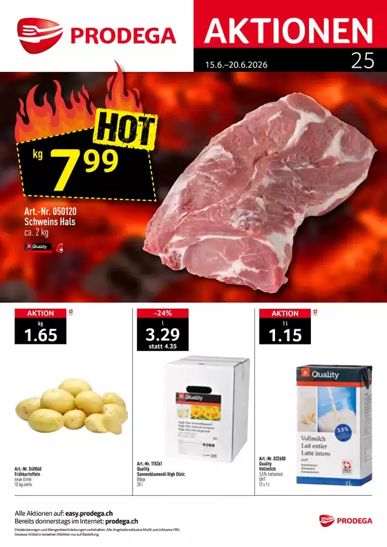 Prodega Katalog in Therwil | Kw25 agh aktionen d | 2026-06-15T00:00:00.000Z - 2026-06-20T00:00:00.000Z