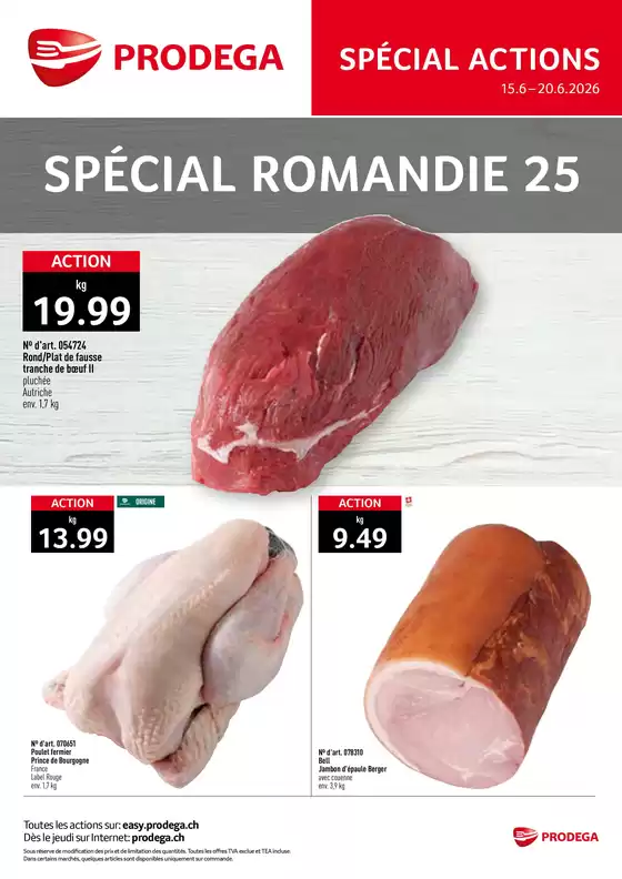 Prodega Katalog in Therwil | Kw25 agh special romandie f | 2026-06-15T00:00:00.000Z - 2026-06-20T00:00:00.000Z