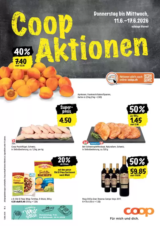 Coop Katalog in Therwil | Top-Deals und Rabatt | 2026-06-11T00:00:00.000Z - 2026-06-17T00:00:00.000Z