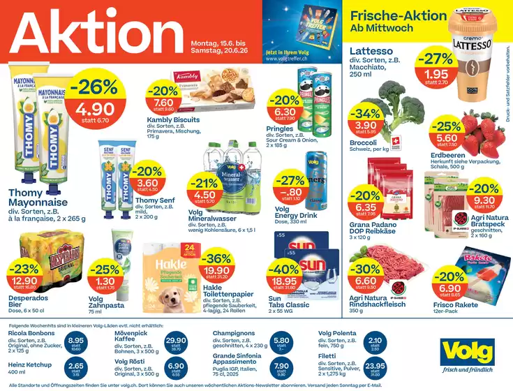 Volg Katalog in St. Gallen | Volg Catalog | 2026-06-15T00:00:00.000Z - 2026-06-20T00:00:00.000Z