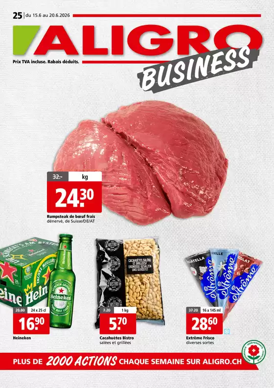 Aligro Katalog in Uzwil | Actions BUSINESS #25 | 2026-06-15T00:00:00.000Z - 2026-06-20T00:00:00.000Z