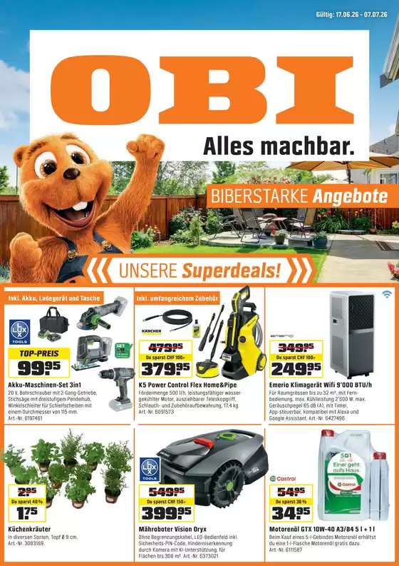 OBI Katalog | ALLES MACHBAR. BIBERSTARKE ANGEBOTE. | 2026-06-16T00:00:00.000Z - 2026-07-07T00:00:00.000Z