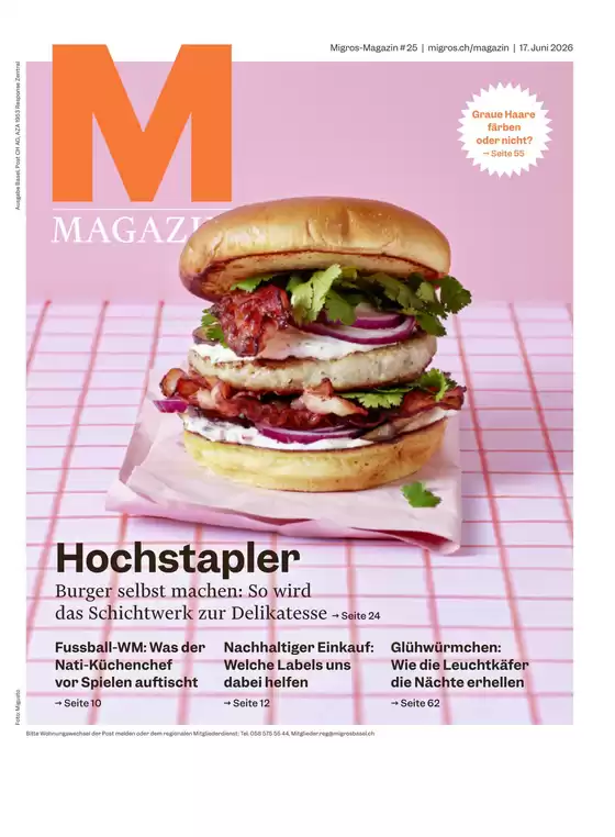 Migros Katalog in Davos | Migros reklamblad - DE Basel | 2026-06-17T00:00:00.000Z - 2026-06-17T00:00:00.000Z