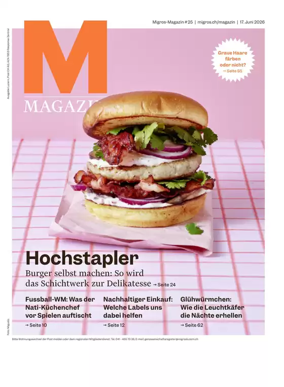 Migros Katalog in Davos | Migros reklamblad - DE Luzern | 2026-06-17T00:00:00.000Z - 2026-06-17T00:00:00.000Z