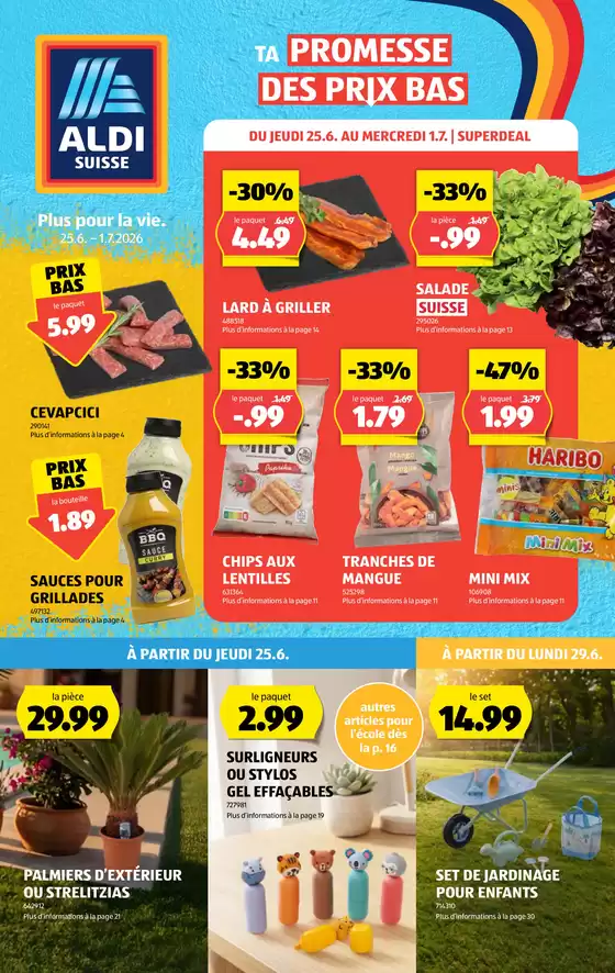 Aldi Katalog in Morges | Neui Ängbot zum Entdecke | 2026-06-25T00:00:00.000Z - 2026-07-01T00:00:00.000Z