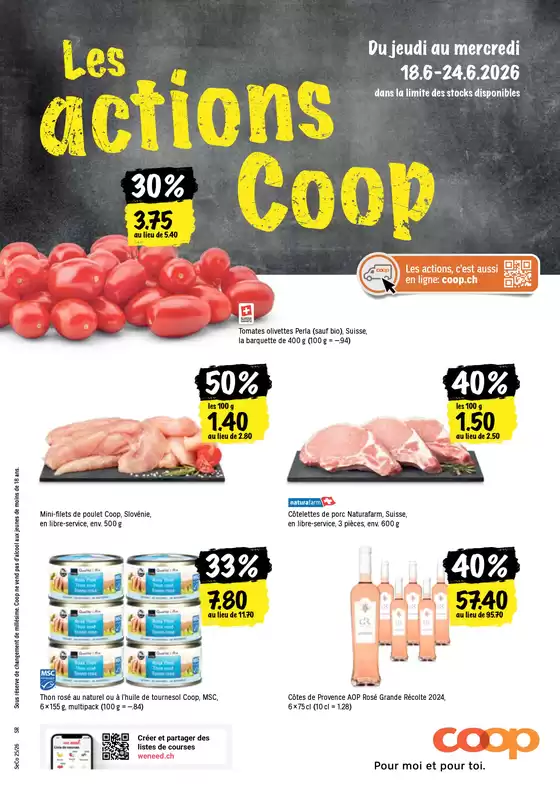 Coop City Katalog in Volketswil | Tolle Rabatt uf usgwählte Produkt | 2026-06-18T00:00:00.000Z - 2026-06-24T00:00:00.000Z