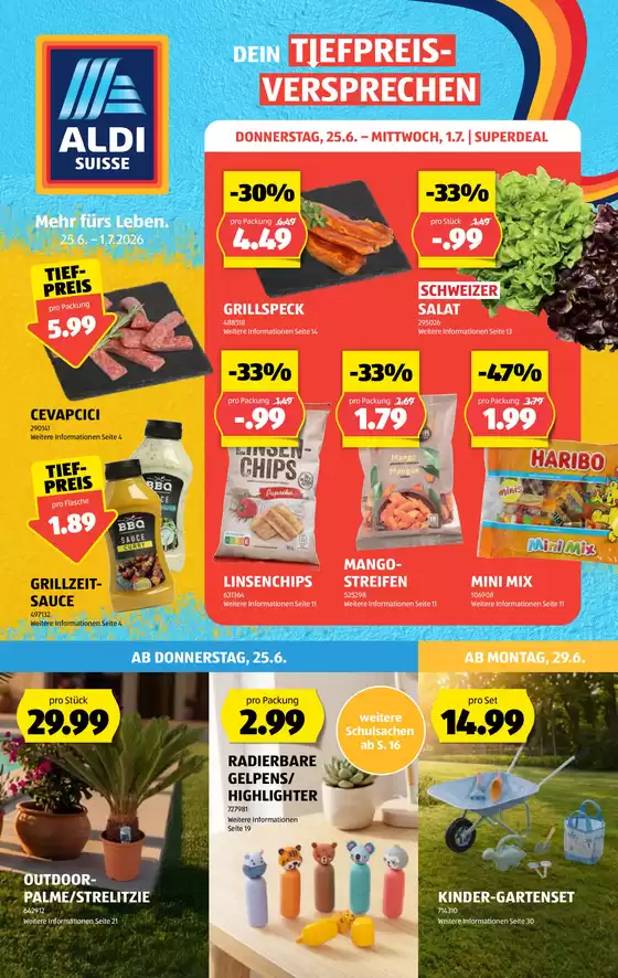 Aldi Katalog in Morges | Üsi beste Ängbot für Sie | 2026-06-25T00:00:00.000Z - 2026-07-01T00:00:00.000Z