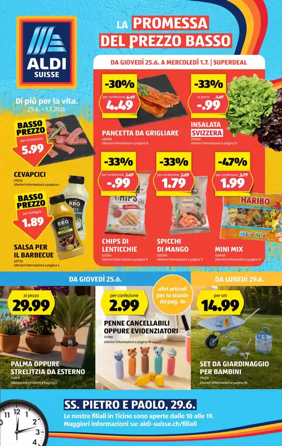 Aldi Katalog in Romanshorn | Rabatt und Aktione | 2026-06-25T00:00:00.000Z - 2026-07-01T00:00:00.000Z