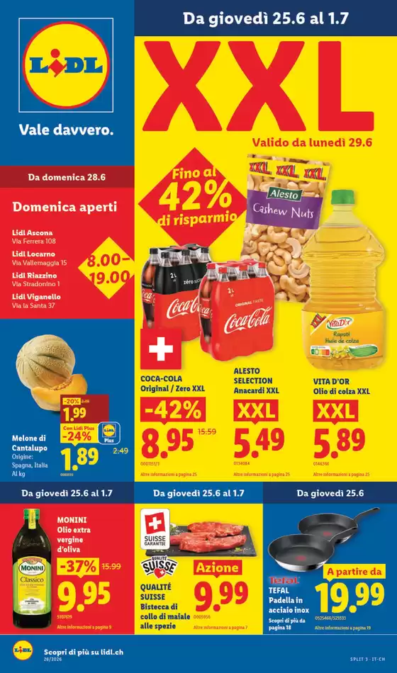 Lidl Katalog in Pfäffikon | 25.6 - 1.7 | 2026-06-25T00:00:00.000Z - 2026-07-01T00:00:00.000Z