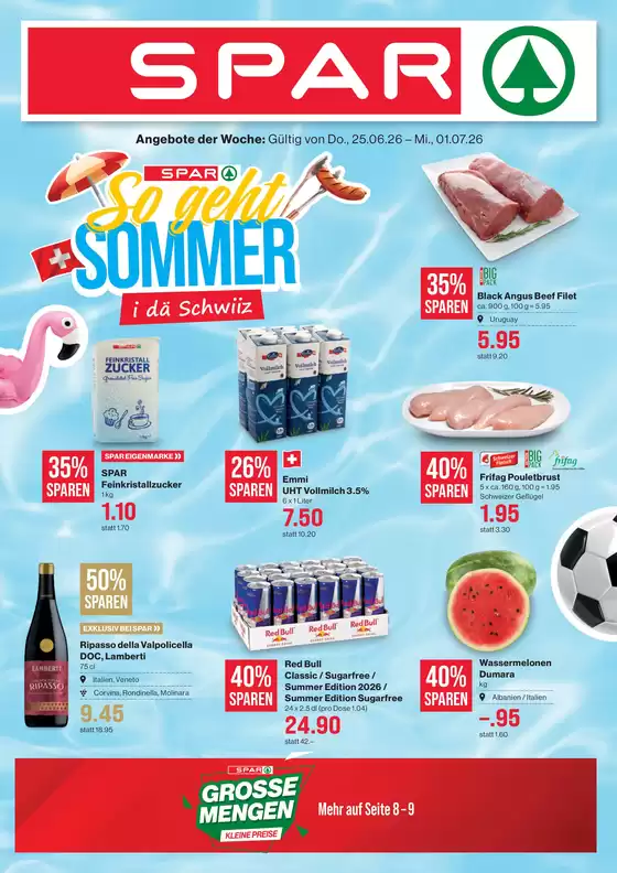 SPAR Katalog in Stans | Aktuälli Schnäppchen und Ängbot | 2026-05-16T00:00:00.000Z - 2026-06-30T00:00:00.000Z