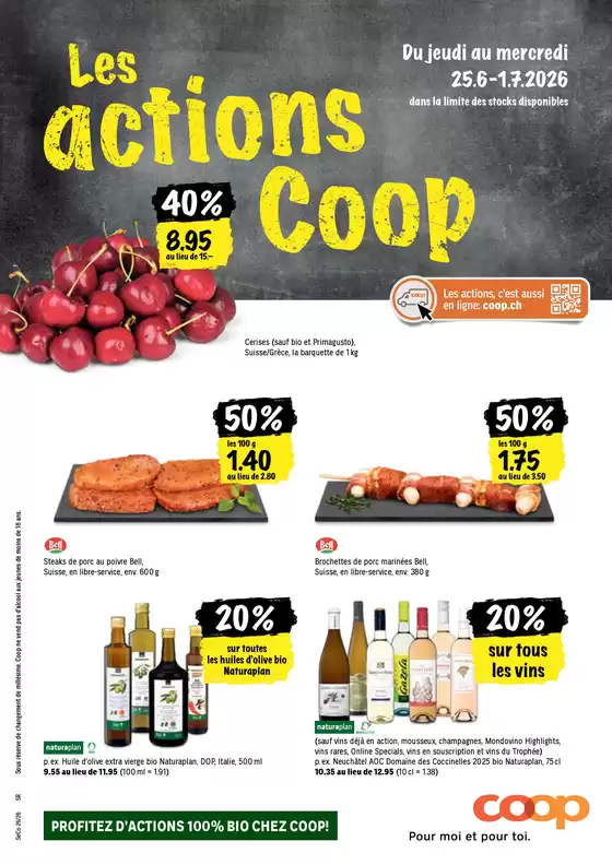 Coop City Katalog in Wädenswil | Aktuälli Sonderaktione | 2026-06-25T00:00:00.000Z - 2026-07-01T00:00:00.000Z