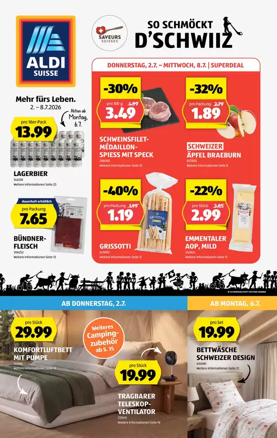 Aldi Katalog in Bern | Tolles Ängbot für Schnäppchenjäger | 2026-07-02T00:00:00.000Z - 2026-07-08T00:00:00.000Z