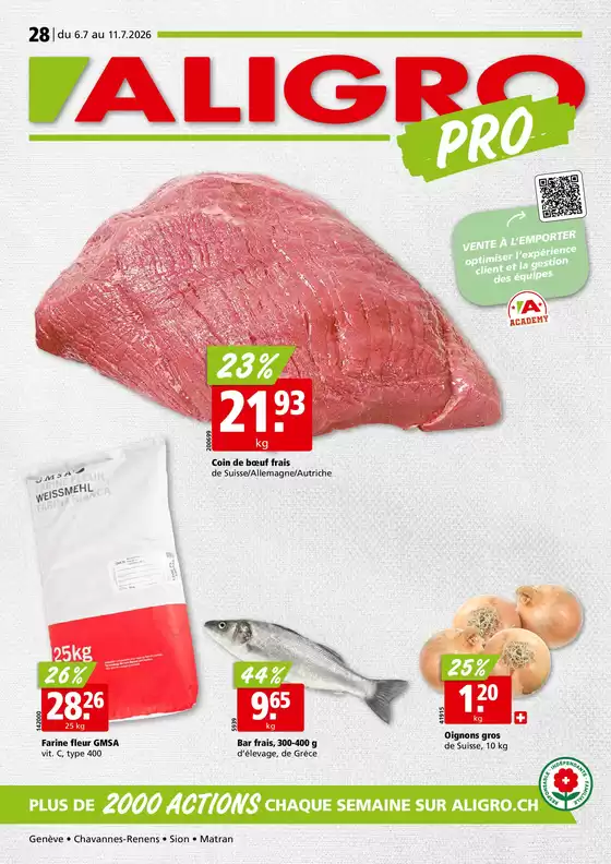 Aligro Katalog in Romanshorn | Actions PRO #28 | 2026-07-06T00:00:00.000Z - 2026-07-11T00:00:00.000Z