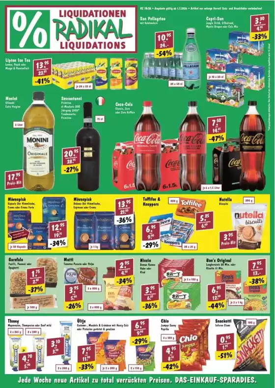 Radikal Katalog in Romanshorn | Radikal Aktuelle Wochenhits - DE | 2026-07-01T00:00:00.000Z - 2026-07-15T00:00:00.000Z