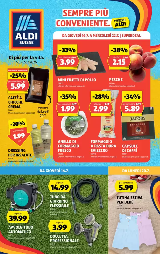 Aldi Katalog in La Chaux-de-Fonds | Jetzt spare mit üse Deals | 2026-07-16T00:00:00.000Z - 2026-07-22T00:00:00.000Z