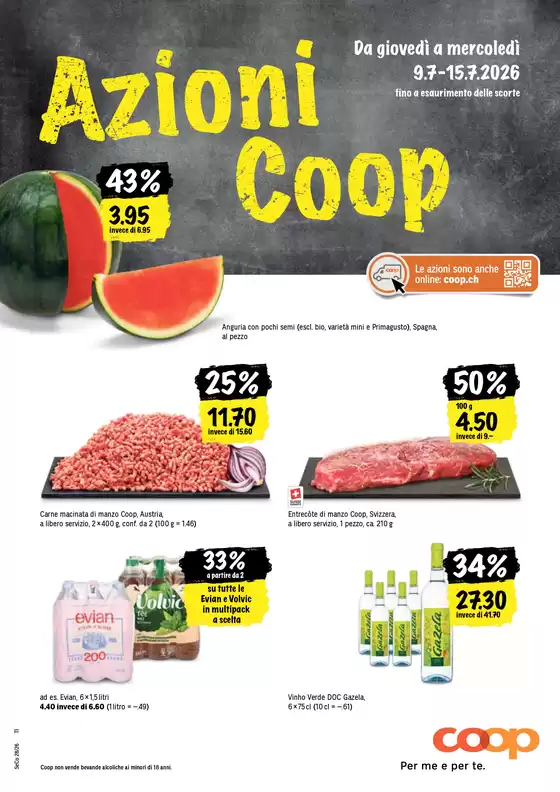 Coop City Katalog in La Chaux-de-Fonds | Tolles Ängbot für Schnäppchenjäger | 2026-07-09T00:00:00.000Z - 2026-07-15T00:00:00.000Z