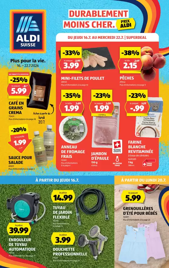 Aldi Katalog in La Chaux-de-Fonds | Rabatt und Aktione | 2026-07-16T00:00:00.000Z - 2026-07-22T00:00:00.000Z
