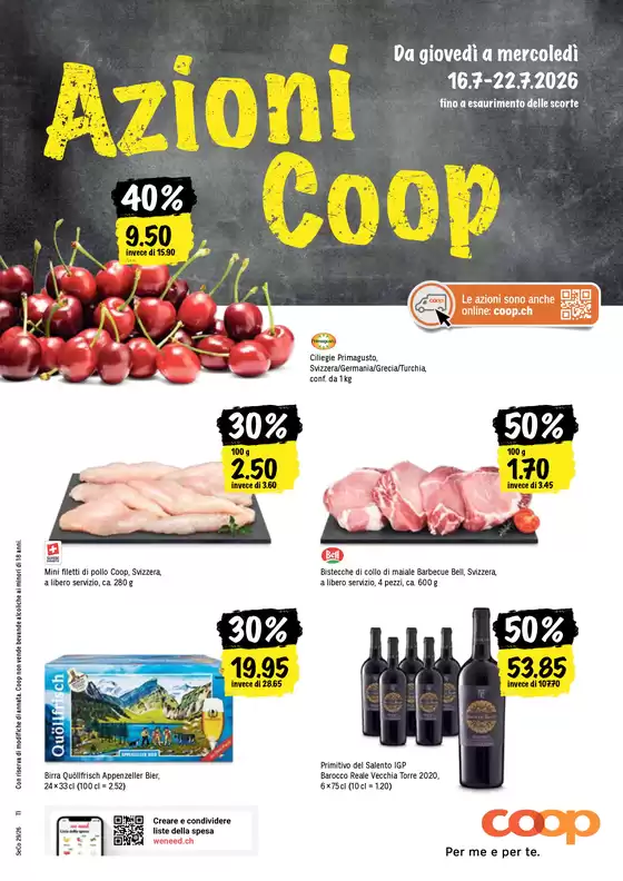 Coop City Katalog in Schwyz | Tolles Ängbot für alli Chunde | 2026-07-16T00:00:00.000Z - 2026-07-22T00:00:00.000Z